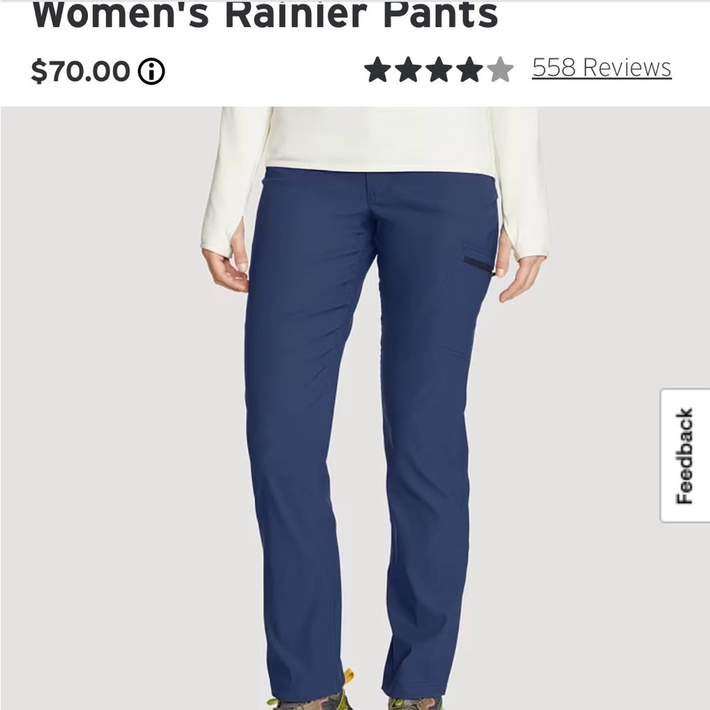 NWT Women's Rainier Pants - 24W